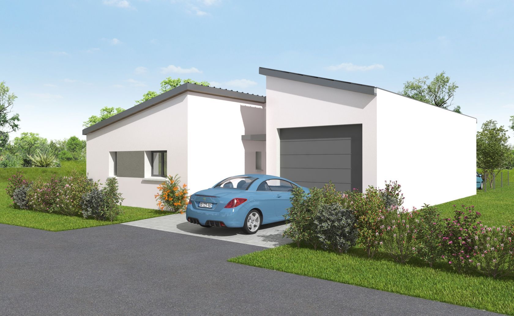 Agréable maison à construire de 88m2 en vente à AMBRIERES-LES-VALLEES