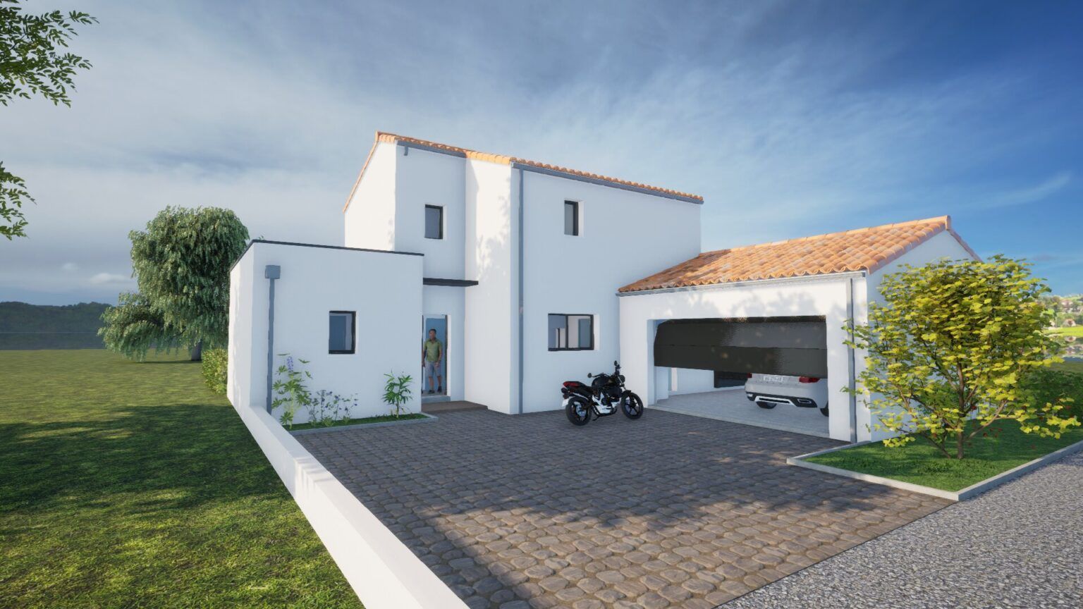 Agréable maison individuelle disponible à SAINT-MACAIRE-EN-MAUGES