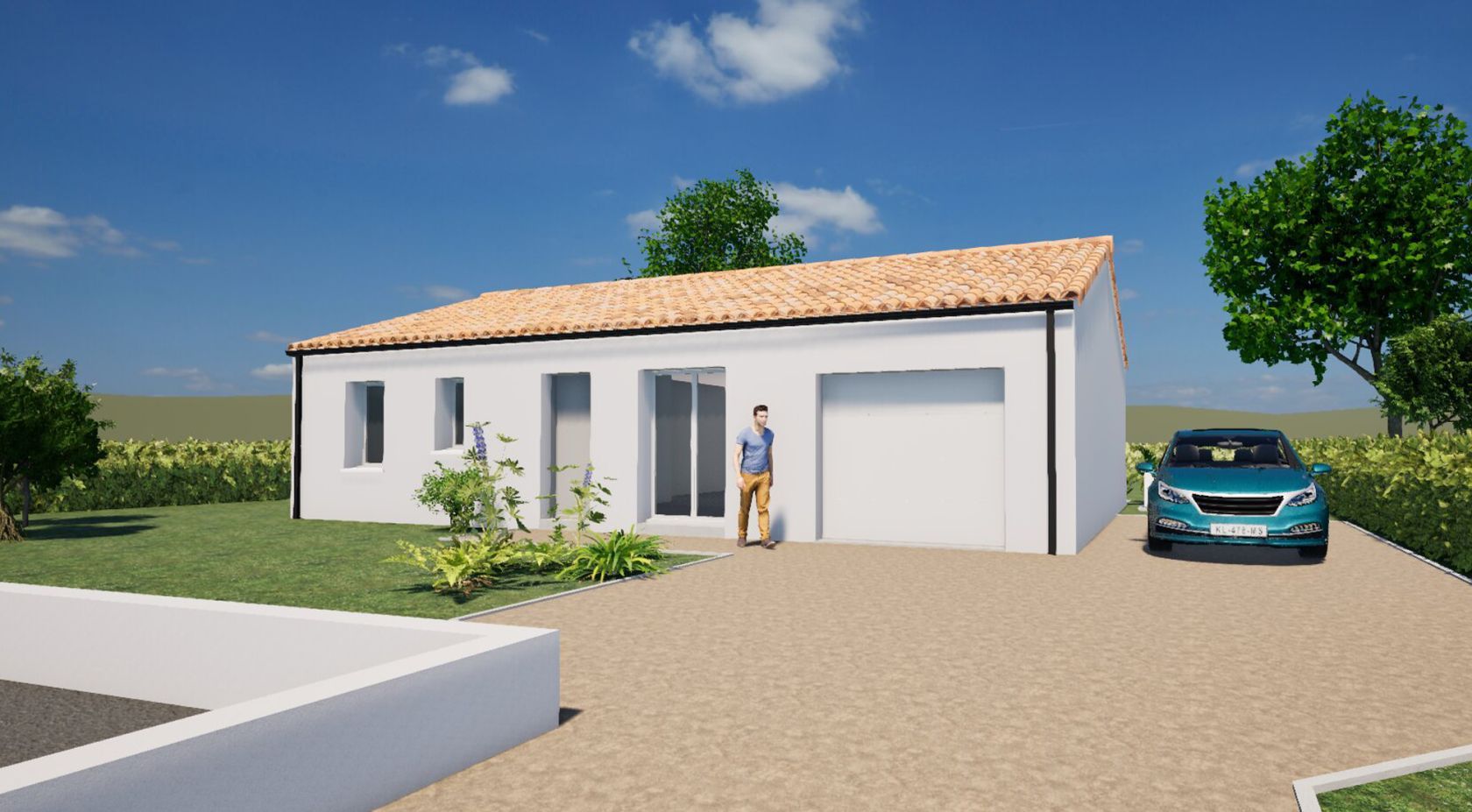 Ravissante maison individuelle disponible à BEAUPREAU (49600)