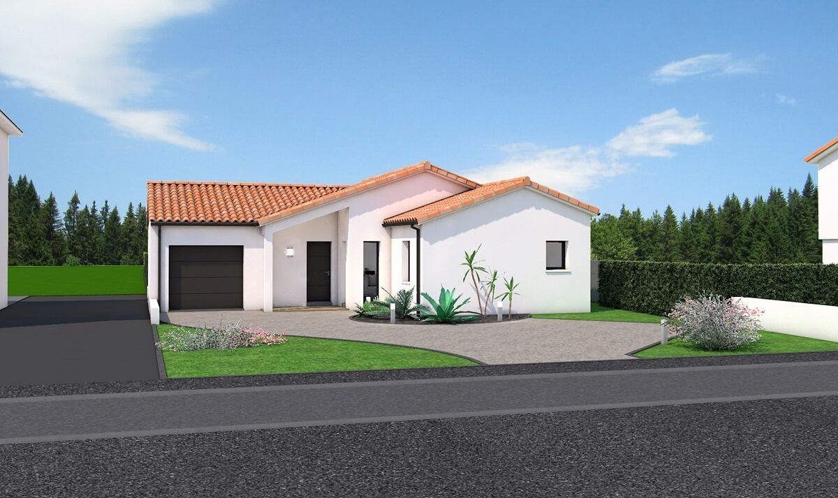 maison à construire de 93m2 en vente à SAINT-GEORGES-DE-MONTAIGU