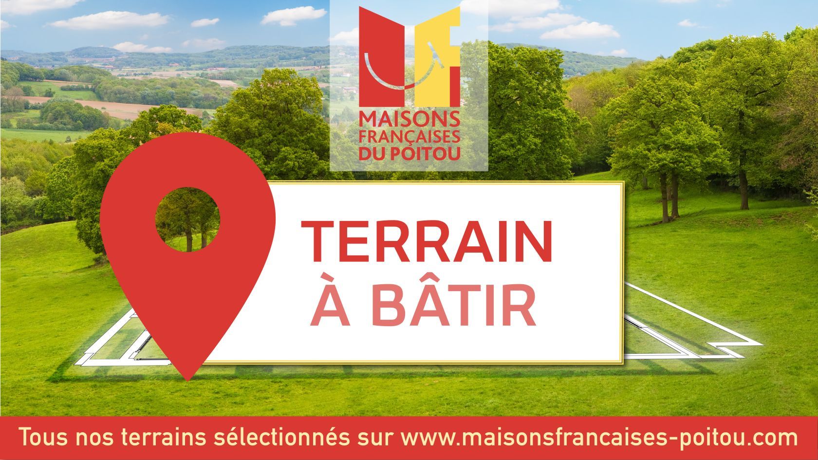 terrain viabilisé de 446m2 à BOUHET