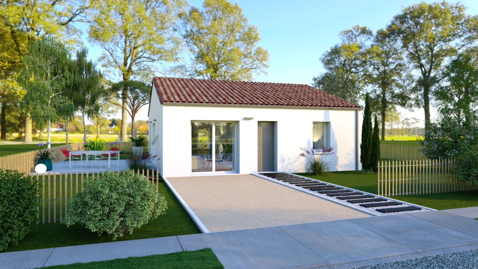 maison à construire de 72.65m2 à LA JONCHERE