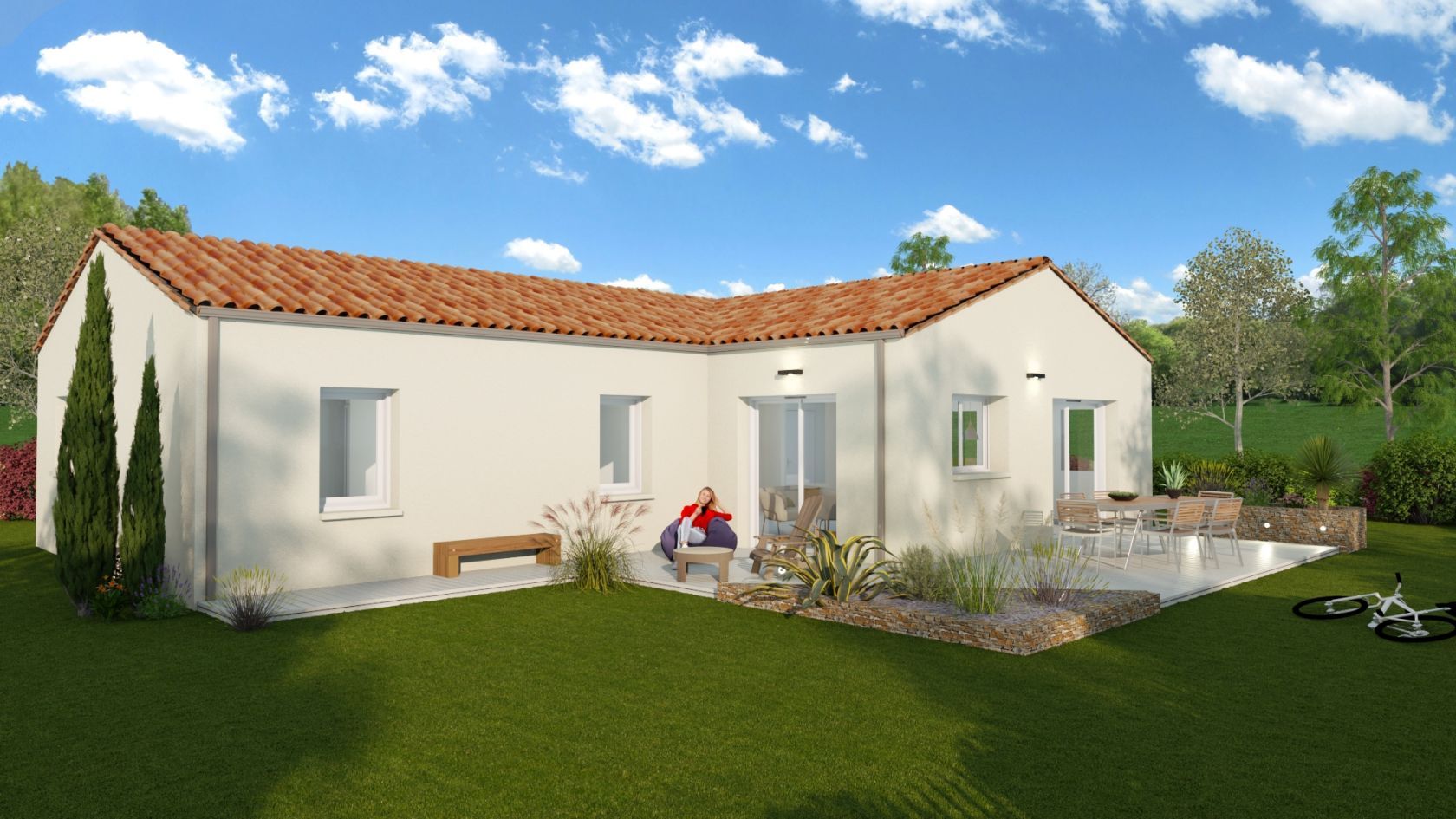 maison à construire de 94.56m2 en vente à LE FENOUILLER