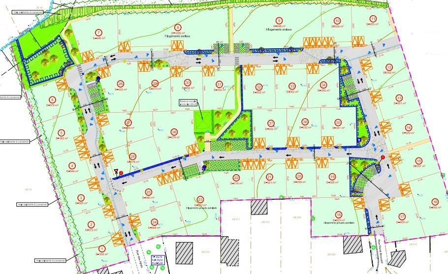 Photo maison Terrain à bâtir de 274 m2 au prix de 36900 euros à SAINT-GEORGES-DU-BOIS.