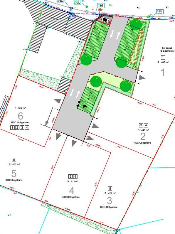 Photo maison Terrain à bâtir de 441 m2 au prix de 130000 euros à SAINTE-SOULLE.