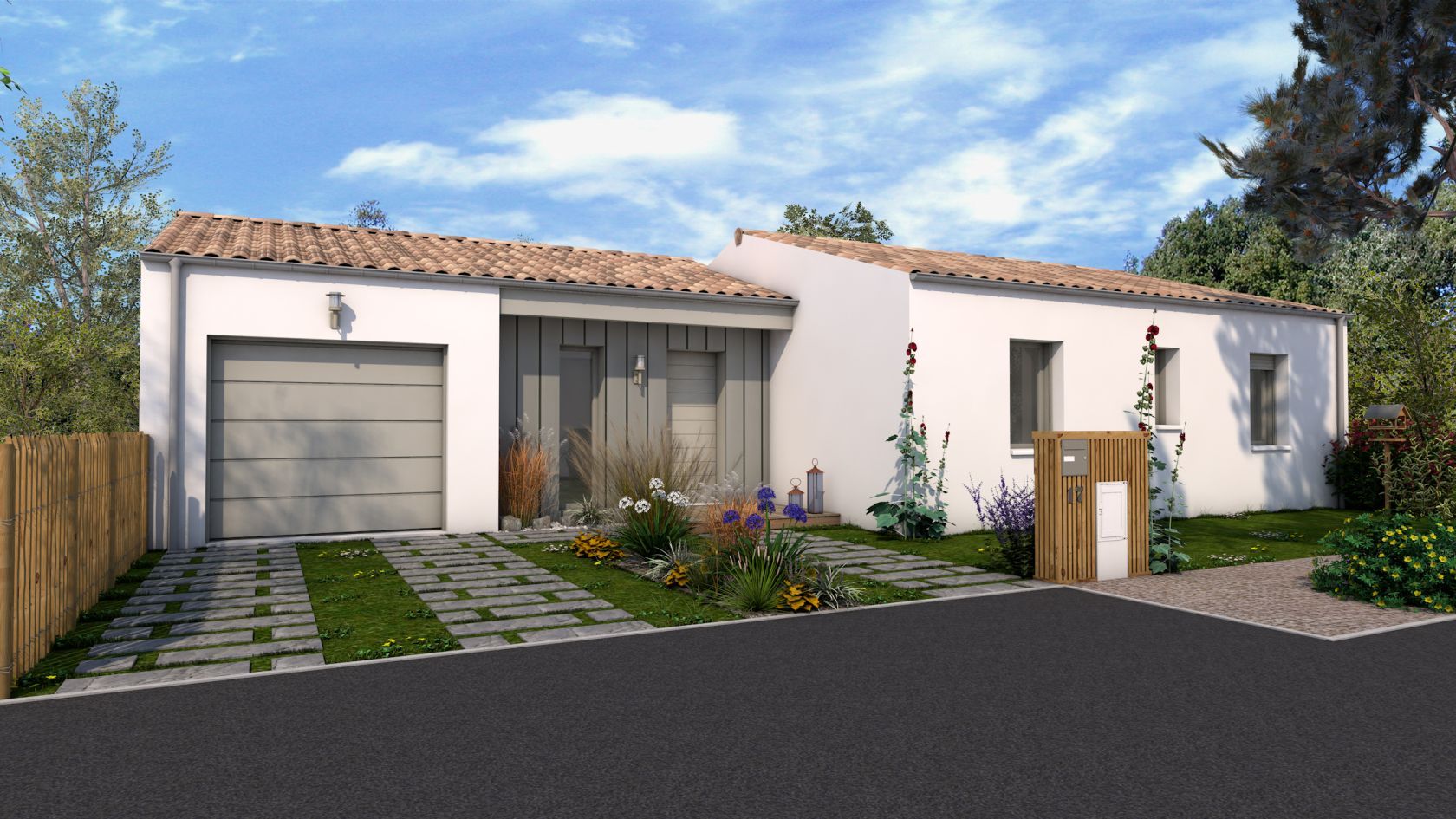 Photo maison Maison 84.9 m² avec terrain à TESSON