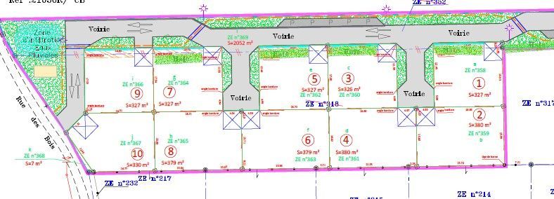 Photo maison Terrain à bâtir de 379 m2 au prix de 58000 euros à PISANY.