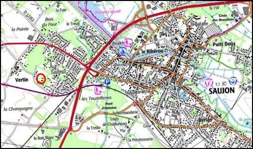 Photo maison Terrain à bâtir de 547 m2 au prix de 69000 euros à SAUJON.