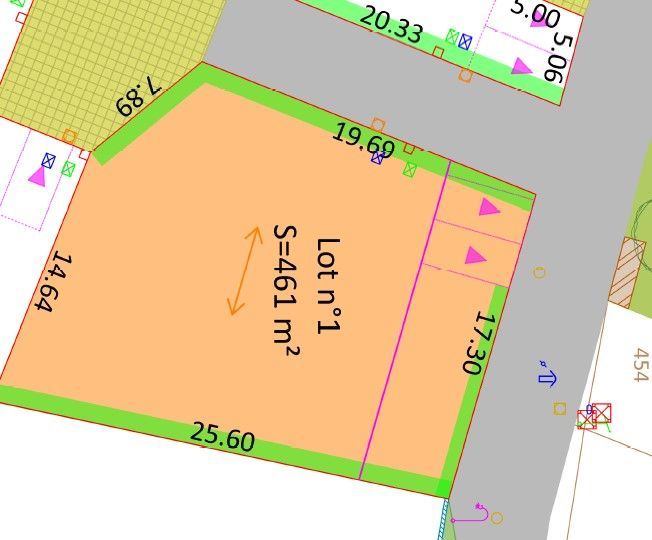 Photo maison Terrain à bâtir de 461 m2 au prix de 39200 euros à LA CHAPELLE-DES-POTS.