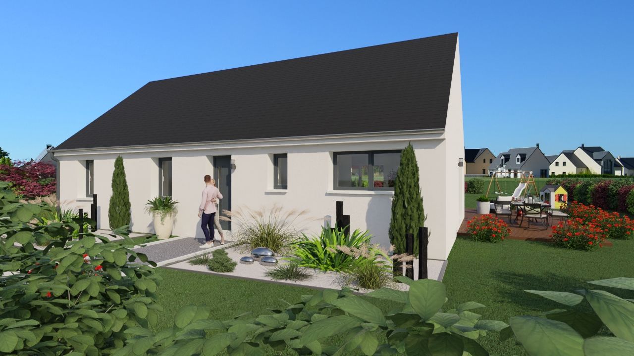 Projet de construction d'une maison 91 m² avec terrain à LE BOIS-ROBERT (76)