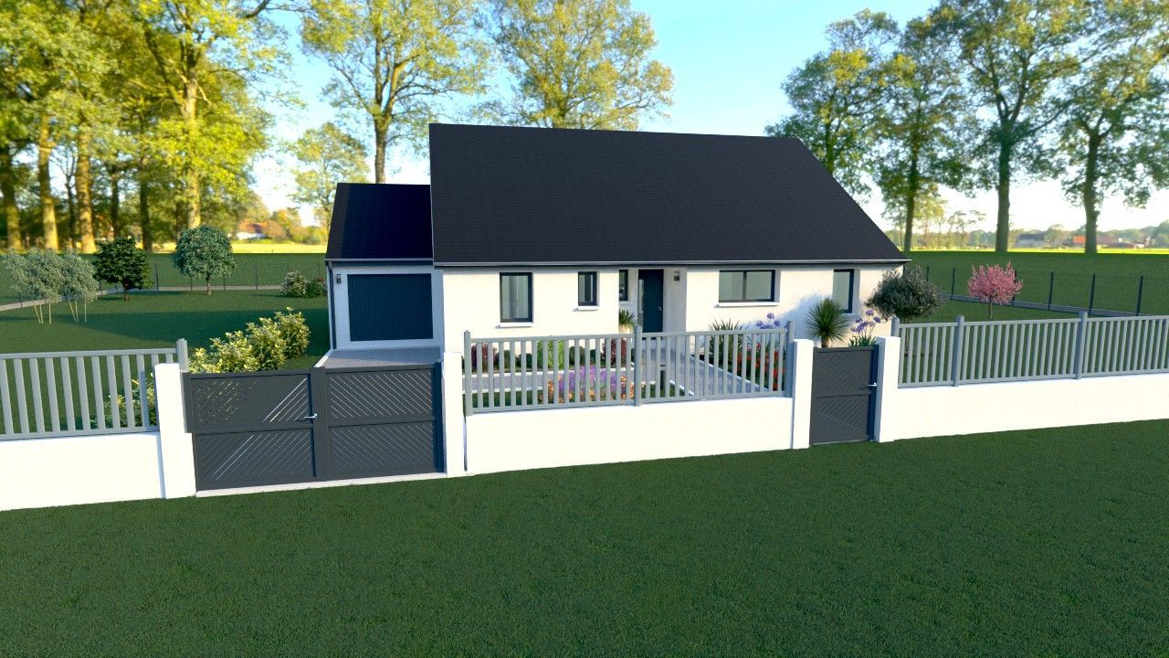 Projet de construction d'une maison 75 m² avec terrain à HANNACHES (60)