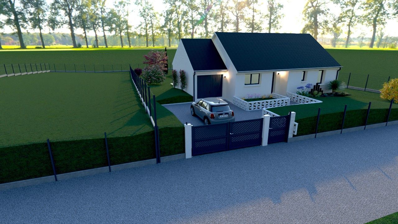 Projet de construction d'une maison 76 m² avec terrain à NEVILLE (76)