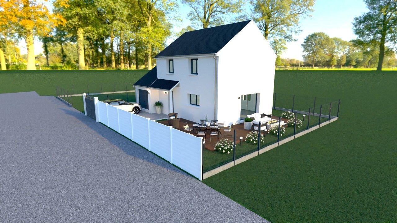 Projet de construction d'une maison 102 m² avec terrain à SOTTEVILLE-LES-ROUEN (76)