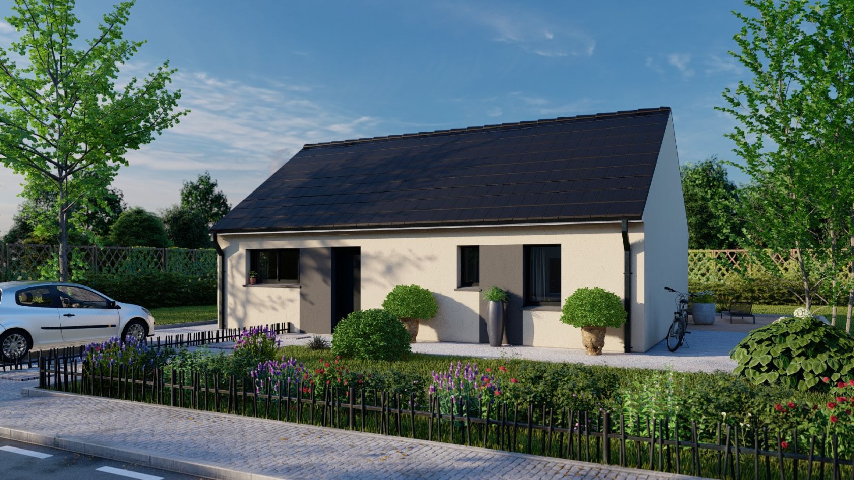 Projet de construction d'une maison 76.5 m² avec terrain à MARTAINVILLE-EPREVILLE (76)