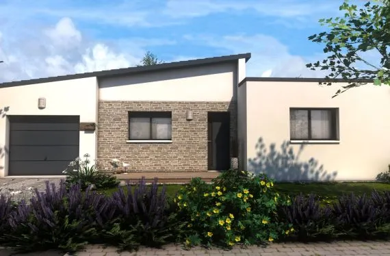 Maison 85 m² sur terrain 406 m²