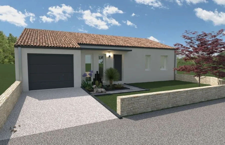 Image Projet de construction d'une maison 92 m² avec terrain à AVRILLE (85)