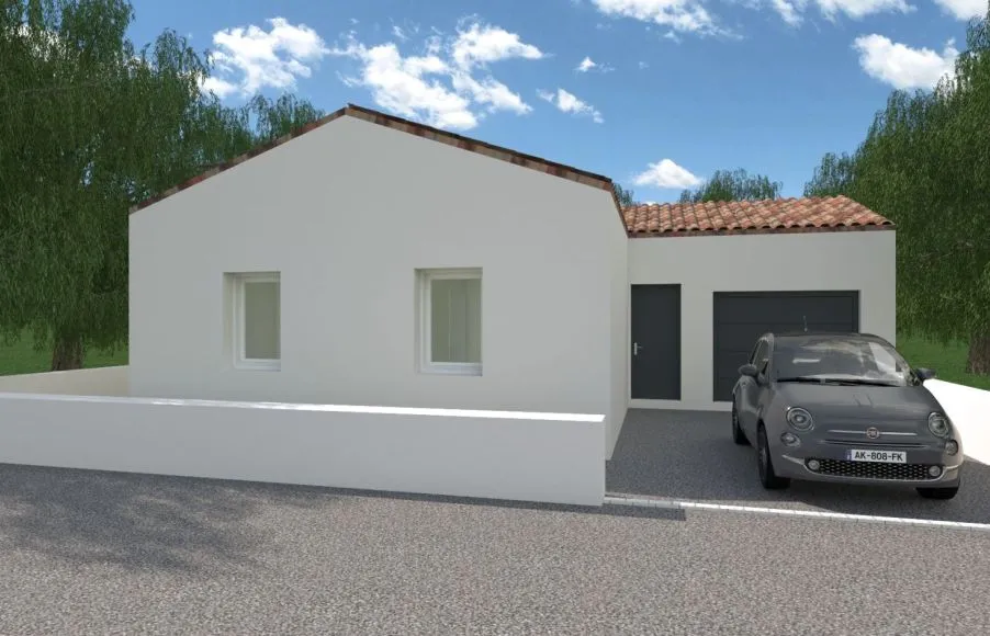 Image Pavillon basse consommation 2 chambres + garage idéal 1ère maison