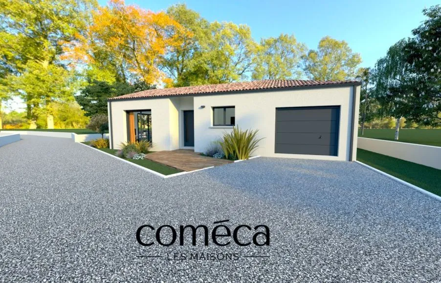 Image Maison familiale de 94m² avec garage au cœur de la campagne