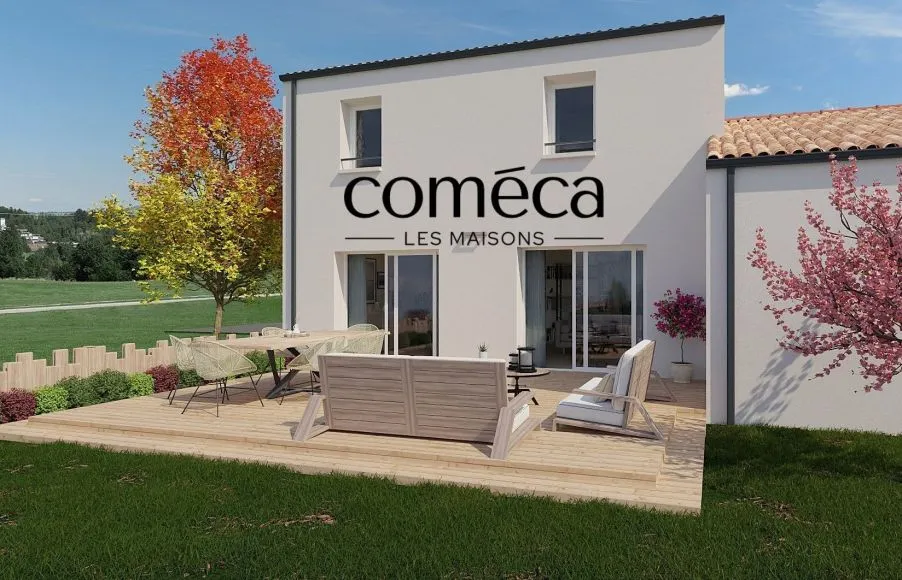 Image Maison familiale de 100 m² avec garage de 30 m² à étage en pleine campagne