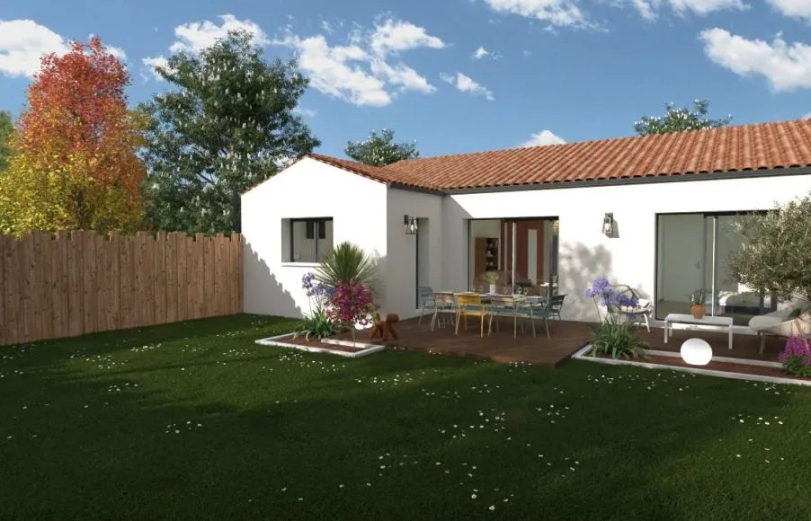 Image Projet de construction d'une maison 92 m² avec terrain à MOUILLERON-LE-CAPTIF (85)
