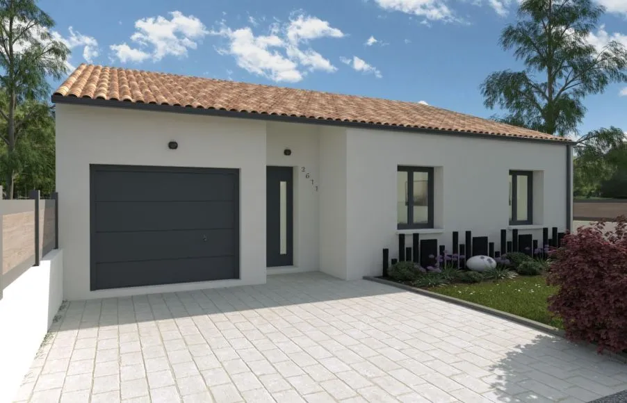 Image Projet de construction d'une maison 106 m² avec terrain à SAINT-JULIEN-DE-CONCELLES (44)