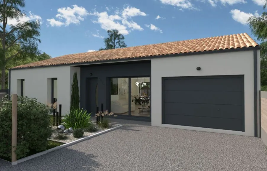 Image Projet de construction d'une maison 100 m² avec terrain à SAINT-PHILBERT-DE-GRAND-LIEU (44)