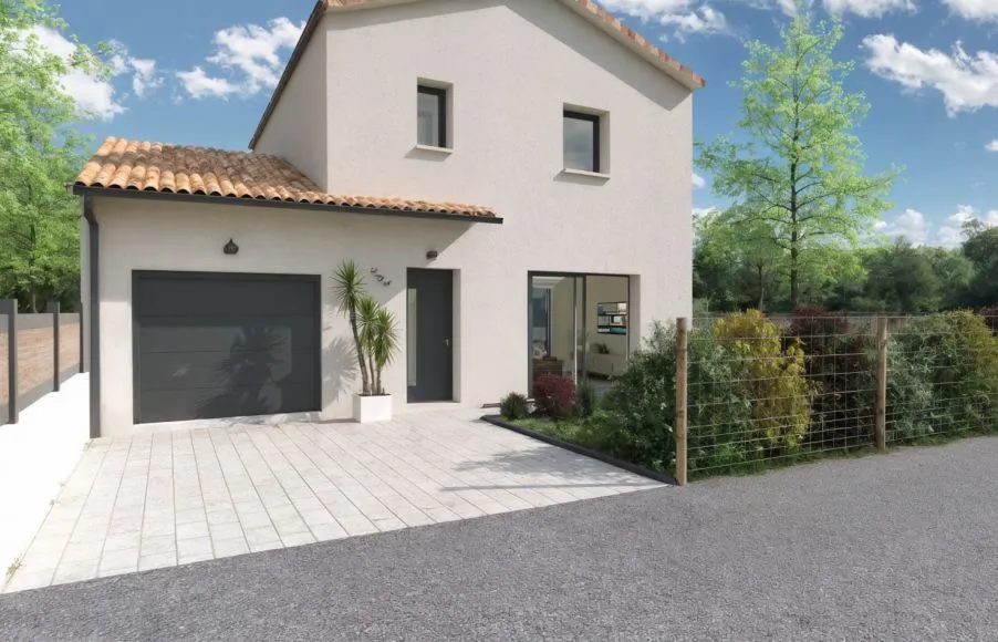 Image Projet de construction d'une maison 102 m² avec terrain à SAINT-JULIEN-DE-CONCELLES (44)