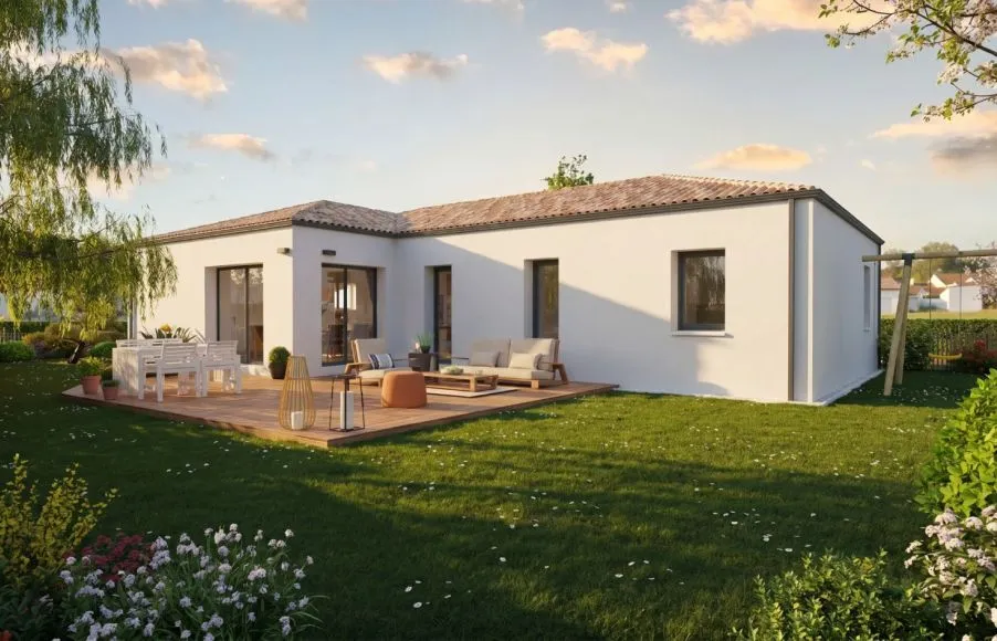 Image Projet de construction d'une maison 96 m² avec terrain à SAINT-JULIEN-DE-CONCELLES (44)