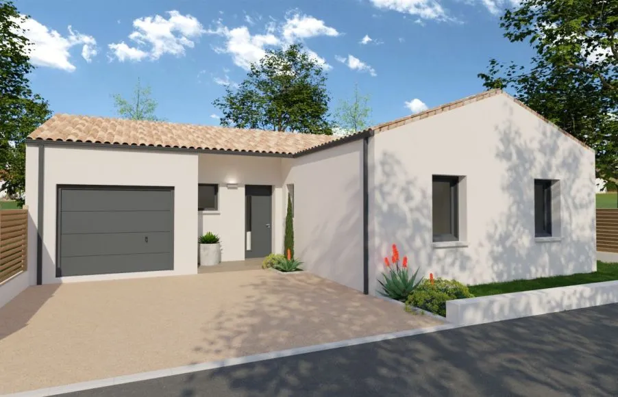 Image Projet de construction d'une maison 93 m² avec terrain à CHALLANS (85)