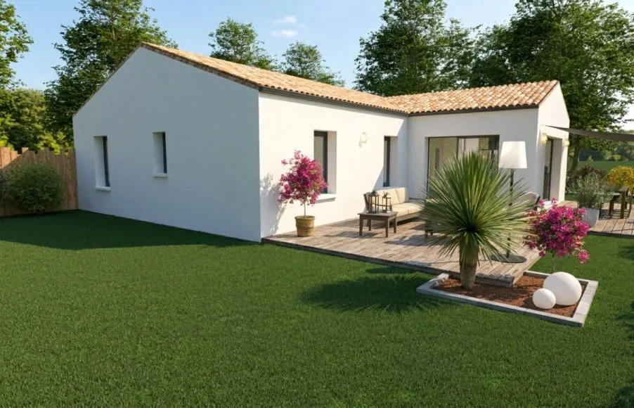 Image Projet de construction d'une maison 90 m² avec terrain à LES BROUZILS (85)