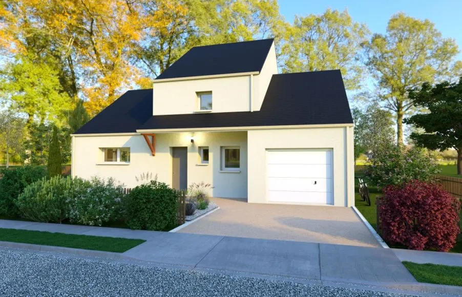 Image Projet de construction d'une maison 101.97 m² avec terrain à SAINT-SEBASTIEN-SUR-LOIRE (44)