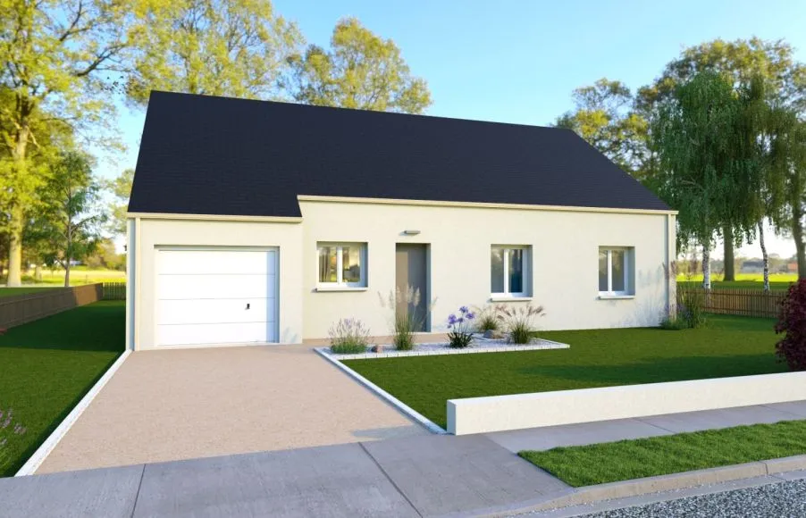 Image Projet de construction d'une maison 104.33 m² avec terrain à SAINT-SEBASTIEN-SUR-LOIRE (44)