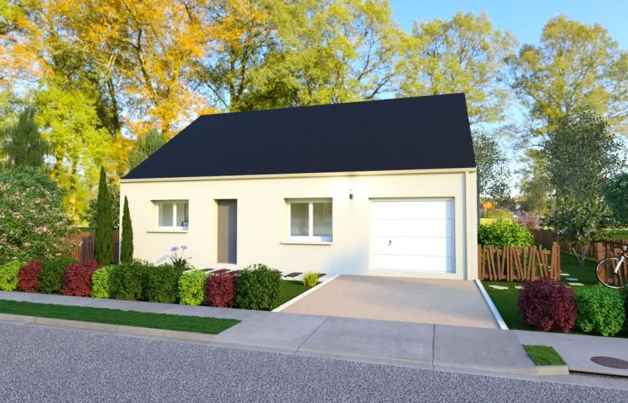 Image Projet de construction d'une maison 89.5 m² avec terrain à SAINT-SEBASTIEN-SUR-LOIRE (44)