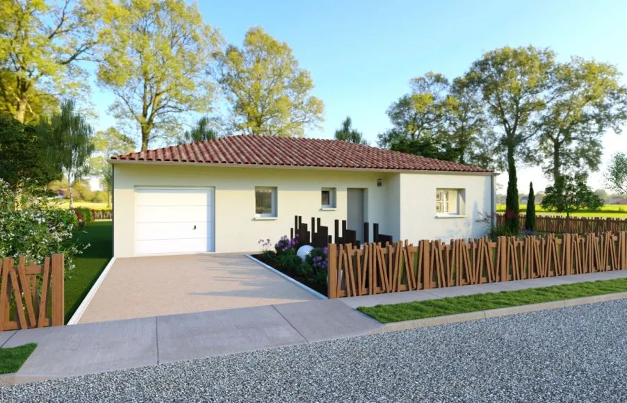 Image Projet de construction d'une maison 119.37 m² avec terrain à NOTRE-DAME-DE-MONTS (85)