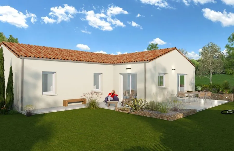 Image Projet de construction d'une maison 94.56 m² avec terrain à ARTHON-EN-RETZ (44)