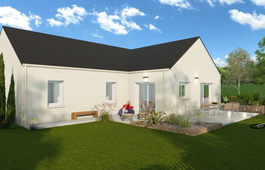 Image Projet de construction d'une maison 94.56 m² avec terrain à SAINT-SEBASTIEN-SUR-LOIRE (44)
