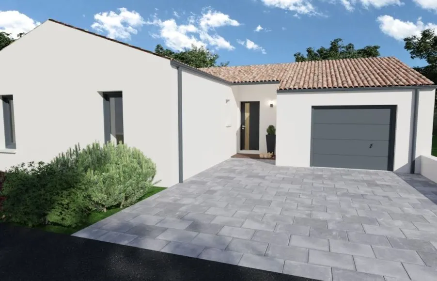Image Projet de construction d'une maison 85 m² avec terrain à LA CHAPELLE-PALLUAU (85)