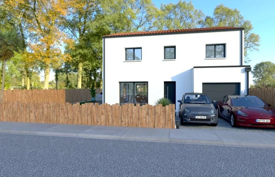 Image Projet de construction d'une maison 130 m² avec terrain à SAINT-PHILBERT-DE-GRAND-LIEU (44)