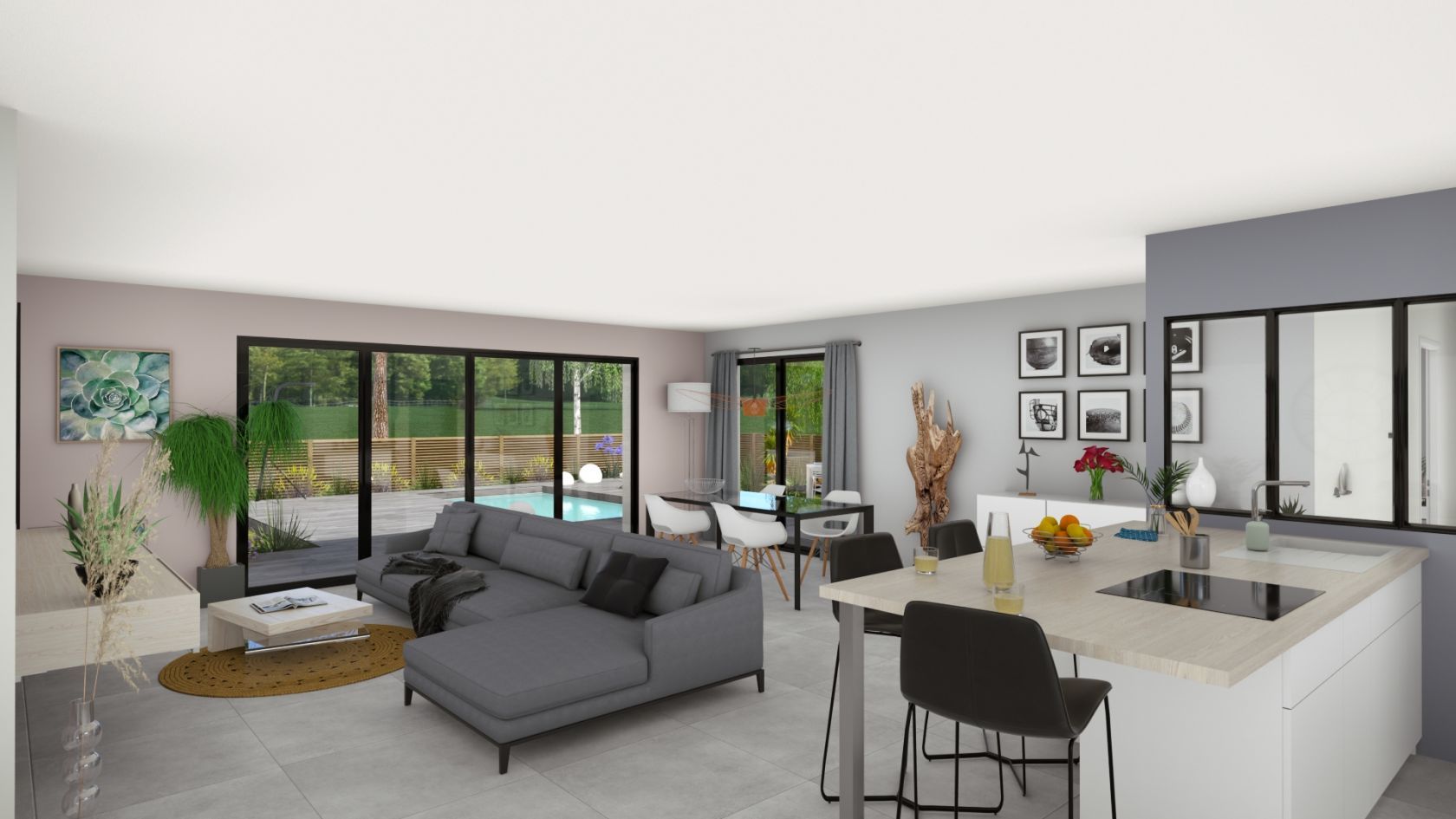 Projet de construction d'une maison 123 m² avec terrain à SAINT-AUBIN-DE-MEDOC (33)