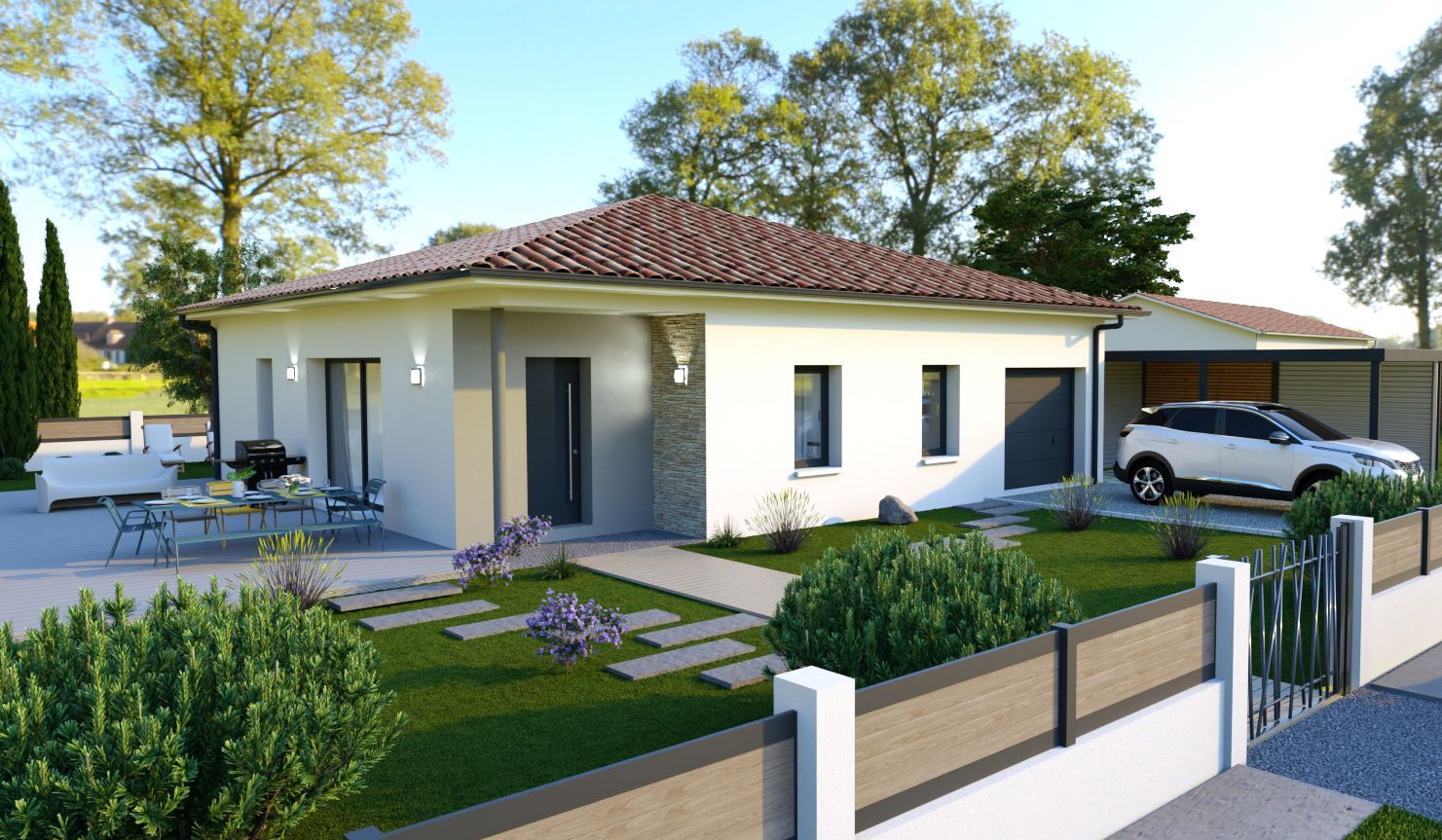 Projet de construction d'une maison 90 m² avec terrain à MARTIGNAS-SUR-JALLE (33)